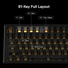 Load image into Gallery viewer, MelGeek REAL81 Sulfur Black Magnetic HE Gaming Keyboard (Wired - 1YR)