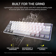 Load image into Gallery viewer, Corsair Clipper PRO MINI 60 Hall Effect Gaming Keyboard - White (Wired - 2YR)