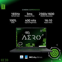 Load image into Gallery viewer, Gigabyte AERO X16 Gray 16" / Ryzen AI 7 350 | RTX 5060