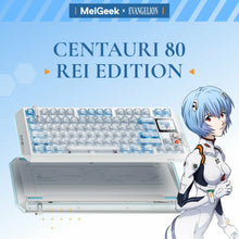 Load image into Gallery viewer, MelGeek Centauri 80 EVA-00 Rei Ayanami Limited Edition HE Gaming Keyboard (Wired - 1YR)