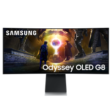 Load image into Gallery viewer, Samsung 34" Odyssey OLED G8 Ultra WQHD 1440P 175Hz Curved Gaming Monitor