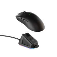 Load image into Gallery viewer, Fantech TANTO E Tri-Mode 1K Wireless Gaming Mouse with RGB Charging Dock (Black)