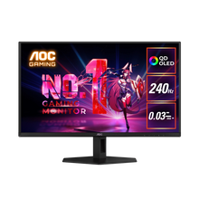 Load image into Gallery viewer, AOC 26.5" Q27G40ZDF QD-OLED QHD 1440p 240Hz Flat Gaming Monitor