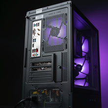 Load image into Gallery viewer, RAPID LVL 4 gaming PC showing rear I/O ports.