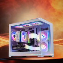 Load image into Gallery viewer, ZEAL MINI : LVL 8 WHITE / R7 7700 | RTX 5070 TI | 32GB