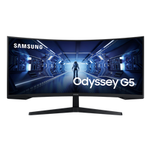 Load image into Gallery viewer, Samsung 34" Odyssey G55T WQHD 165Hz Curved Gaming Monitor