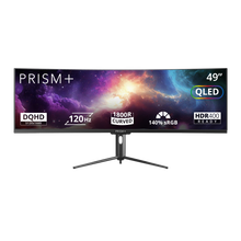 Load image into Gallery viewer, PRISM+ 49" X490 PRO DQHD 1440P 120Hz Curved Gaming Monitor
