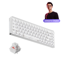 Load image into Gallery viewer, MelGeek MADE68 Ultra V2 Frost White HE Gaming Keyboard (Wired - 1YR)
