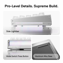 Load image into Gallery viewer, MelGeek MADE68 Ultra V2 Frost White HE Gaming Keyboard (Wired - 1YR)
