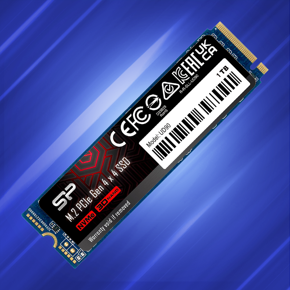 1TB Gen4 Silicon Power UD90 M.2. NVME (R: 5000MB/s | W: 3800MB/s) (+3-5 Business Days Dispatch Time)