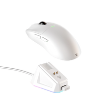 Load image into Gallery viewer, Fantech TANTO E Tri-Mode 1K Wireless Gaming Mouse with RGB Charging Dock - White (WTY - 1YR)
