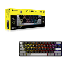 Load image into Gallery viewer, Corsair Clipper PRO MINI 60 Hall Effect Gaming Keyboard - Black (Wired - 2YR)
