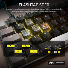 Load image into Gallery viewer, Corsair Clipper PRO MINI 60 Hall Effect Gaming Keyboard - Black (Wired - 2YR)
