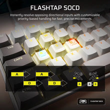 Load image into Gallery viewer, Corsair Clipper PRO MINI 60 Hall Effect Gaming Keyboard - White (Wired - 2YR)
