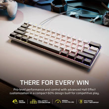 Load image into Gallery viewer, Corsair Clipper PRO MINI 60 Hall Effect Gaming Keyboard - White (Wired - 2YR)
