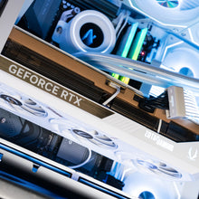 Load image into Gallery viewer, NIMBUS : LVL 10 WHITE / R7 9800X3D | RTX 5090 | 32GB RAM
