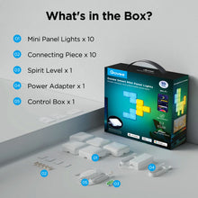 Load image into Gallery viewer, Govee RGBIC Mini Panel Light Kit 10 Pack Smart Wall Panels (WTY - 1yr)
