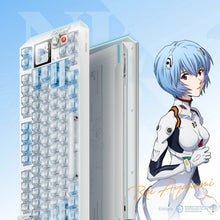 Load image into Gallery viewer, MelGeek Centauri 80 EVA-00 Rei Ayanami Limited Edition HE Gaming Keyboard (Wired - 1YR)
