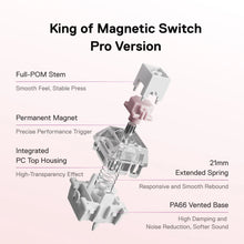 Load image into Gallery viewer, MelGeek MADE68 PRO+ Berry Pink Magnetic HE Gaming Keyboard (Wired - 1YR)
