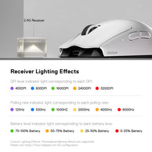 Load image into Gallery viewer, MelGeek Horus 8K Lightweight Esports Wireless Gaming Mouse - White (WTY - 1YR)
