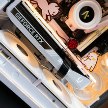 Load image into Gallery viewer, MEOW MEOW WHITE : LVL 7 / R5 7700 | RTX 5070 | 32GB RAM
