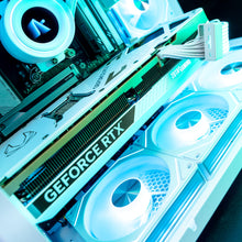 Load image into Gallery viewer, NIMBUS : LVL 8 PRO / R7 7800X3D | RTX 5070 Ti WHITE | 32GB RAM
