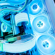 Load image into Gallery viewer, NIMBUS : LVL 8 PRO / R7 7800X3D | RTX 5070 Ti WHITE | 32GB RAM
