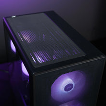 Load image into Gallery viewer, RAPID LVL 4 gaming PC, top view.
