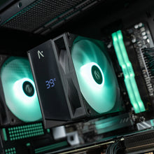 Load image into Gallery viewer, RAPID LVL 6 PRO gaming PC showing graphics card close-up.
