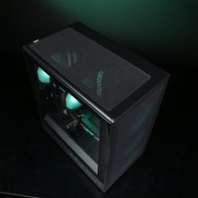 Load image into Gallery viewer, RAPID LVL 6 PRO gaming PC, top view.
