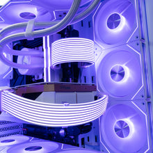 Load image into Gallery viewer, NIMBUS : LVL 9 WHITE / R7 9800X3D | RTX 5080 | 64GB RAM
