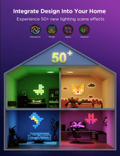 Load image into Gallery viewer, Govee RGBIC Mini Panel Light Kit 10 Pack Smart Wall Panels (WTY - 1yr)
