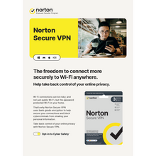 Load image into Gallery viewer, Norton Wi-Fi Privacy Secure VPN 1 User (3 devices - 1 year)

