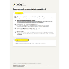 Load image into Gallery viewer, Norton Wi-Fi Privacy Secure VPN 1 User (3 devices - 1 year)
