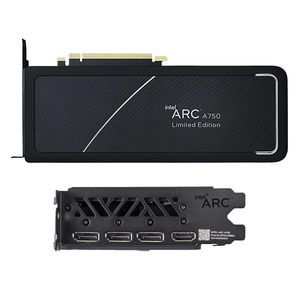 Intel Arc A750 Series (Boost: 2050MHz), 8GB GDDR6 (16000MHz)